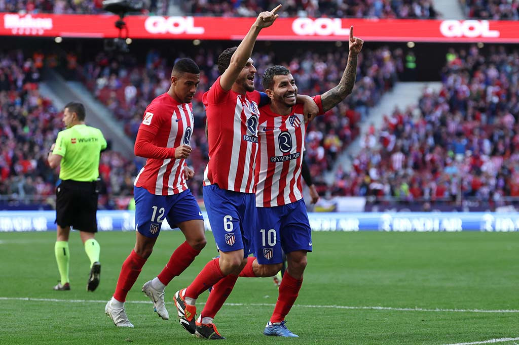 Pada babak kedua Atletico menciptakan gol cepat pada menit 47 yang dibuat Angel Correa setelah memanfaatkan umpan Koke untuk mengubah kedudukan 3-0.