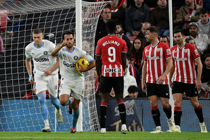 Girona memperkecil ketertinggalannya pada menit ke-75, berkat sundulan Eric Garcia memanfaatkan umpan silang Aleix Garcia. 