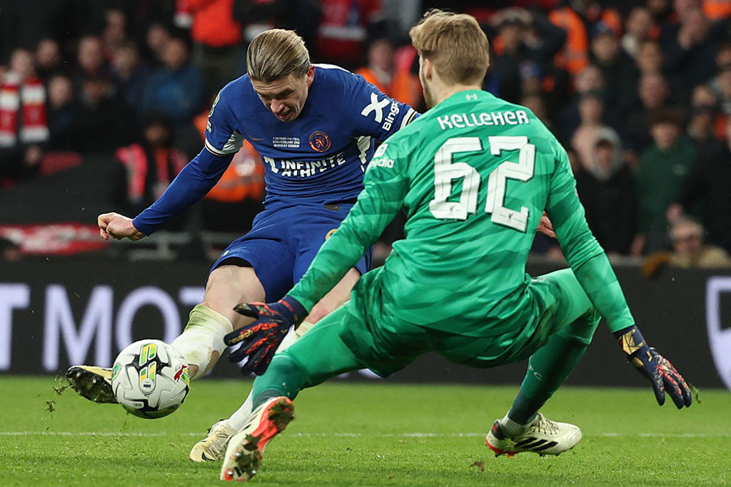 Chelsea kembali menebar ancaman pada menit ke-86. Tapi usaha dari Conor Gallagher masih membentur mistar gawang dan belum membuahkan hasil sehingga laga dilanjutkan ke babak tambahan.