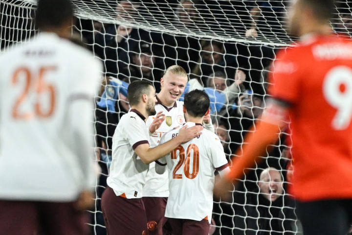 Lima gol Erling Haaland mewarnai kemenangan Manchester City atas Luton Town dengan skor telak 6-2 pada babak kelima Piala FA di Stadion Kenilworth Road, Luton, Rabu, 28 Februari 2024 dini hari WIB.