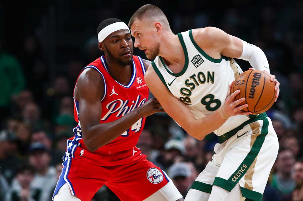 Kristaps Porzingis mencetak 23 poin dan 12 rebound, Jrue Holiday menambahkan 13 poin. Celtics membukukan kemenangan laga kandang ke-25 secara berturut-turut melawan tim-tim Wilayah Timur.