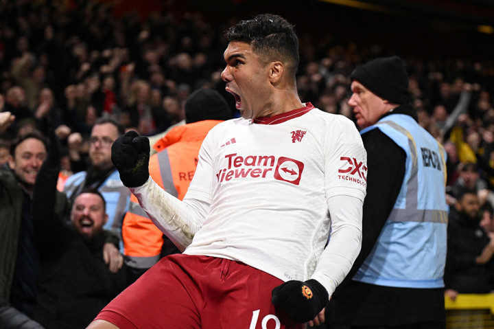 MU akhirnya berhasil memecah kebuntuan pada menit ke-89 lewat Casemiro. 