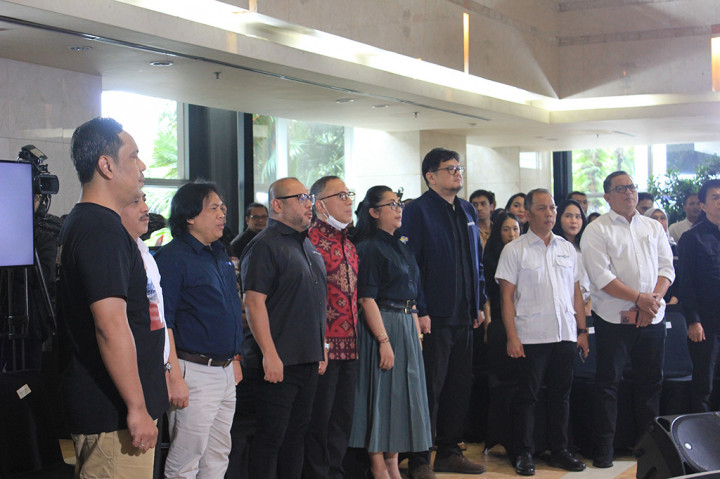 Media Group Network (MGN) kembali menggelar Journalist Day 2024 di Lobby Grand Metro TV, Kedoya, Jakarta Barat, Kamis, 29 Februari 2024. 'Celebrating Collaboration' menjadi tema yang diangkat dalam Journalist Day tahun ini.