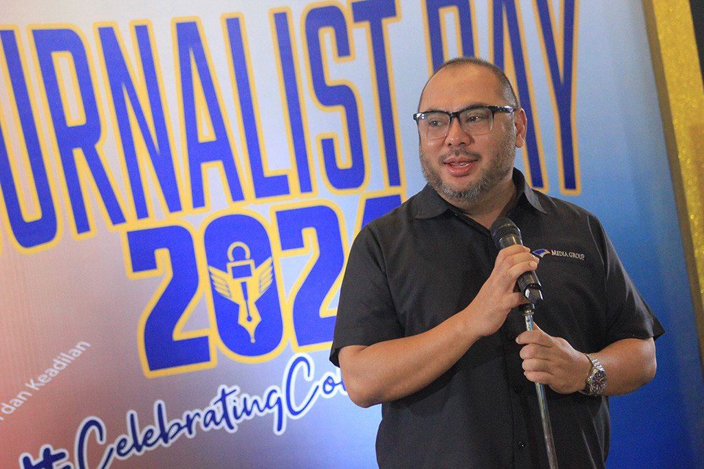 CEO Media Group, Mohammad Mirdal Akib dalam sambutannya mengatakan bahwa kesolidan akan membuat suatu ujian atau masalah yang dihadapi menjadi ringan.
