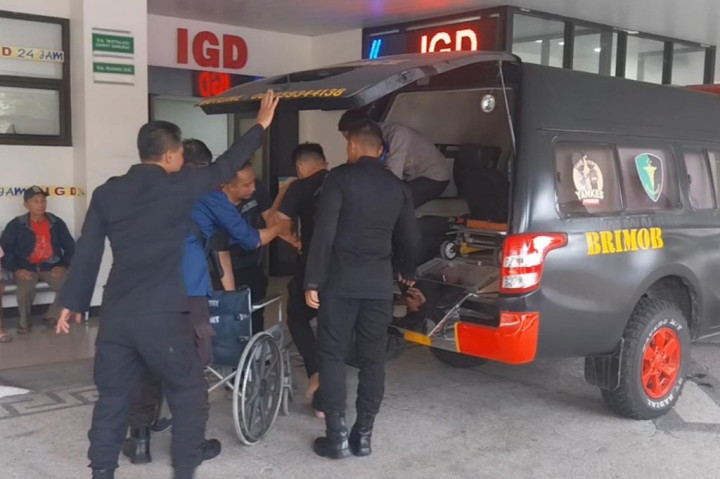 Belum diketahui pasti jumlah korban ledakan mortir di Mako Gegana Brimob Surabaya. Namun, dari informasi Polda Jatim, disebutkan tidak ada korban jiwa dalam peristiwa ini.