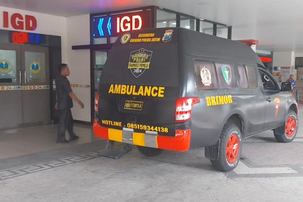 Ledakan mortir sisa perang yang meledak di gudang gegana ini terjadi pada pukul 10.19 WIB, Senin pagi hari ini.