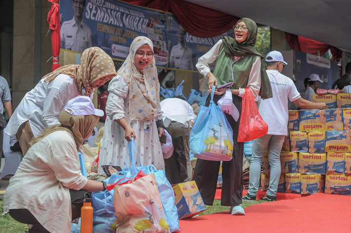 Menurut panitia, kegiatan tersebut sebagai upaya untuk memenuhi kebutuhan ASN dan PJLP DKI Jakarta di tengah harga komoditas pangan yang mengalami lonjakan menjelang Ramadan.