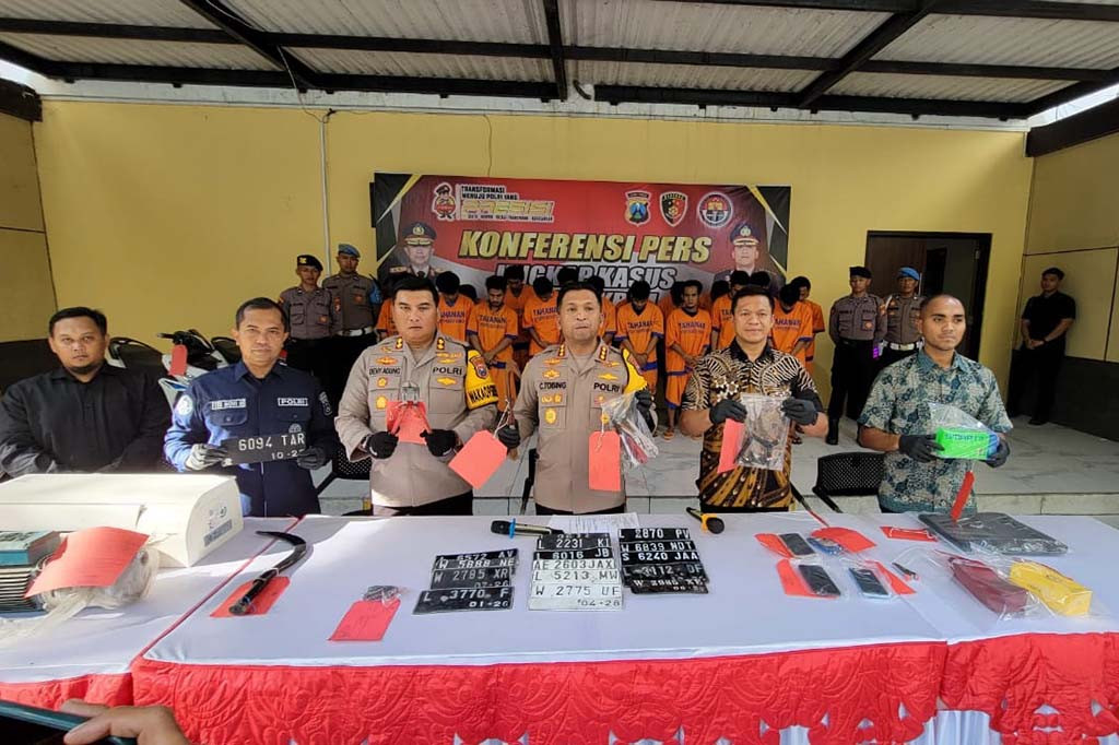 Selama Februari 2024, polisi Sidoarjo mendapatkan 23 laporan, kasus curanmor, begal dan curat. Laporan kejahatan itu terbanyak dari wilayah Kecamatan Waru.