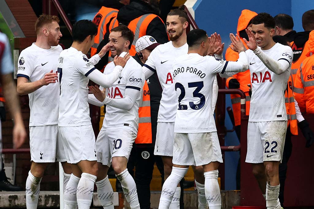 James Maddison baru bisa memecah kebuntuan Tottenham setelah menyontek umpan silang Pape Sarr pada menit ke-50. Berselang tiga menit kemudian, The Lilywhites langsung menggandakan keunggulan lewat aksi Brennan Johnson yang menyepak operan Son Heung-min di muka gawang.