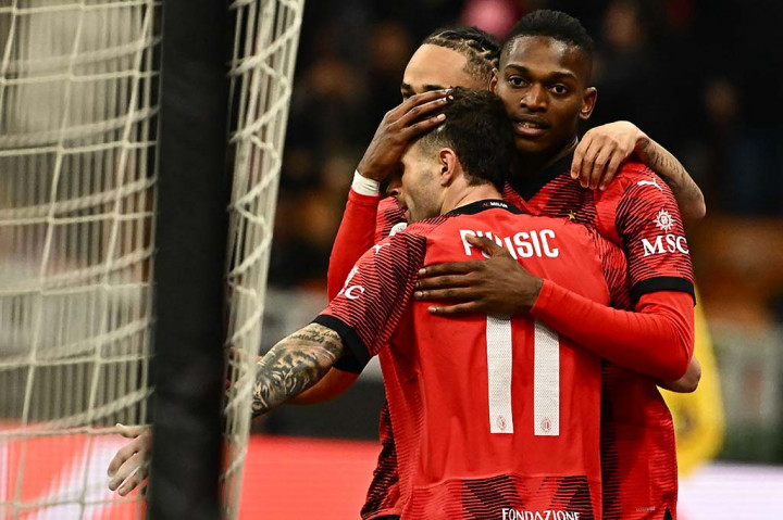 Milan memecah kebuntuan pada menit ke-40. Berawal dari pergerakan di sisi kiri, Noah Okafor memberikan umpan ke tengah yang disambar Pulisic menjadi gol.