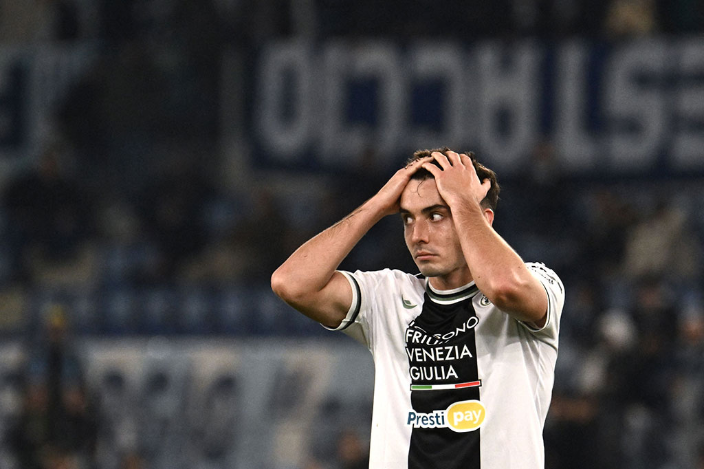 Keunggulan tersebut hanya bertahan sampai menit ke-49. Kemelut di gawang Udinese berujung pada gol bunuh diri Lautaro Gianetti saat ia berusaha membuang bola.