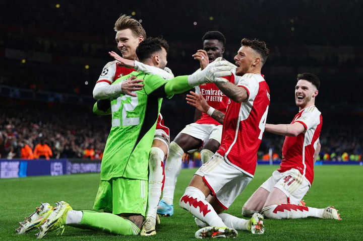 Empat penendang Arsenal yaitu Odegaard, Havertz, Saka dan Rice suksess menjalankan tugasnya. Sementara itu, dua penendang Porto yaitu Wendell dan Galeno gagal menaklukkan David Raya. Arsenal sukses melaju ke perempat final dengan skor 4-2 atas Porto dalam drama adu penalti.