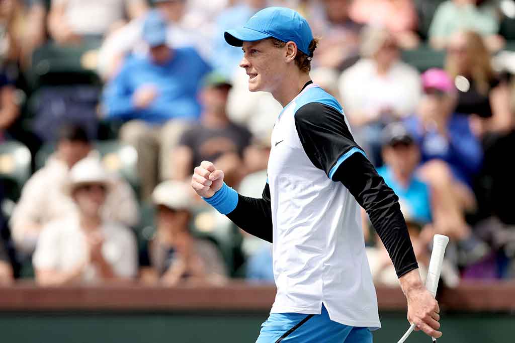 Juara Australian Open, Jannik Sinner pada Jumat, 15 Maret 2024 dini hari WIB, melaju ke semifinal ATP-WTA Indian Wells Masters setelah menang 6-3, 6-3 atas petenis Ceko, Jiri Lehecka. 