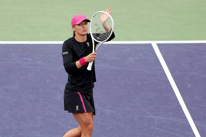 Swiatek selanjutnya akan menghadapi juara AS Terbuka peringkat ketiga Coco Gauff atau peringkat sembilan Maria Sakkari dari Yunani pada hari Minggu, 17 Maret.