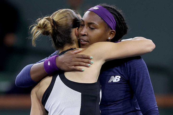 Kemenangannya tersebut menyiapkan pertarungan untuk perebutan gelar melawan peringkat satu dunia Iga Swiatek di ATP-WTA Indian Wells Masters.