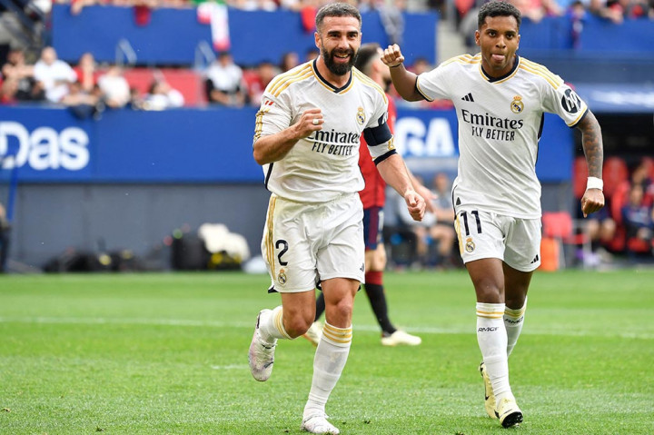 Dani Carvajal kembali membuat Madrid unggul 2-1 pada menit ke-18. Umpan tarik Federico Valverde dituntaskan Carvajal dengan menggunakan sisi luar kaki kanannya.