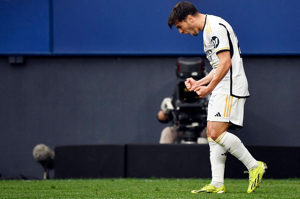Madrid baru menambah gol mereka pada menit ke-61. Brahim Diaz mencatatkan namanya di papan skor untuk membawa timnya unggul 3-1. Dari umpan panjang Lunin, bola dibelokkan oleh Valverde dan jatuh ke kaki Brahim Diaz yang kemudian menaklukkan Sergio Herrera dalam duel satu lawan satu.