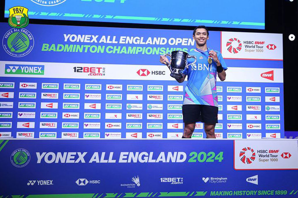Jojo mengaku tidak menyangka bisa meraih gelar juara turnamen BWF Super 1000 pertamanya di All England Open 2024. 