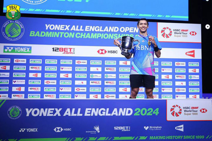 Jojo mengaku tidak menyangka bisa meraih gelar juara turnamen BWF Super 1000 pertamanya di All England Open 2024. 