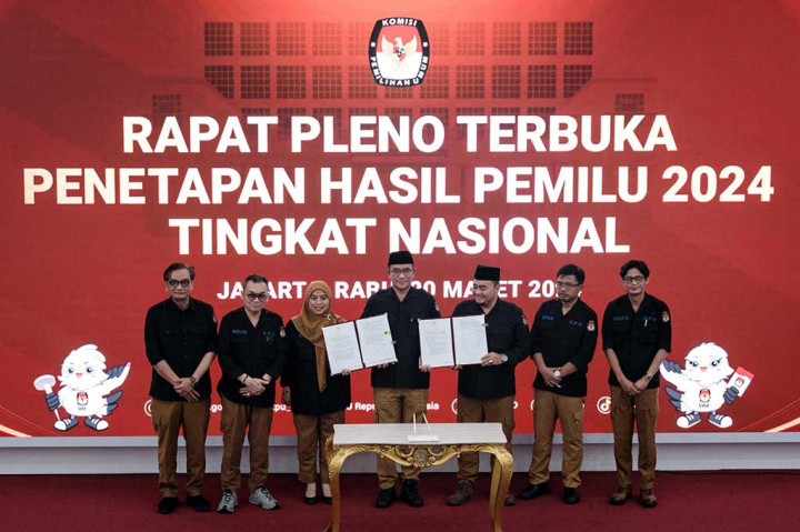 Pelantikan pasangan calon terpilih sebagai Presiden dan Wakil Presiden dijadwalkan pada 20 Oktober 2024. Sebelumnya, 1 Oktober 2024, diagendakan pelantikan calon terpilih anggota DPR RI dan DPD RI. 