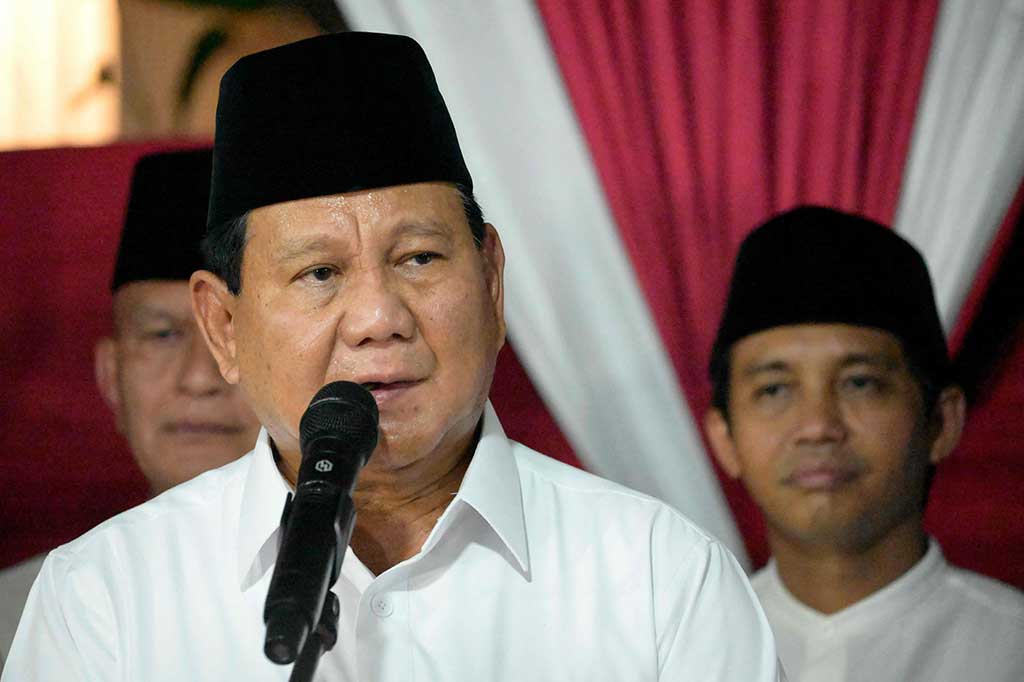 Calon Presiden Prabowo Subianto mengatakan pihaknya akan membawa Indonesia bersatu dan jauh dari perpecahan antara kelompok yang tercipta karena kaum imperialis dan kolonialis. Dia juga memastikan dalam kepemimpinannya, Indonesia akan dibawa ke jalan menuju kemakmuran rakyat.