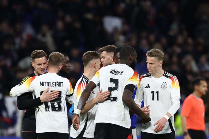Tidak ada gol tambahan yang tercipta hingga laga berakhir. Jerman menutup laga dengan kemenangan 2-0.