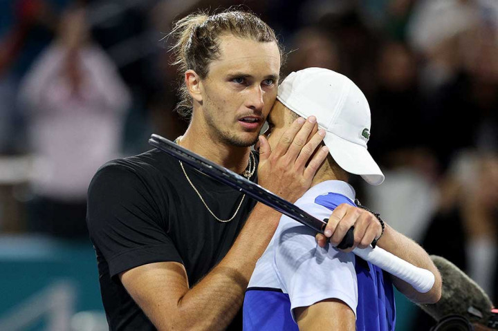 Di partai puncak Dimitrov akan menantang unggulan kedua asal Italia, Jannik Sinner.