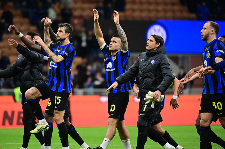 Inter Milan kokoh di puncak klasemen sementara setelah menekuk Empoli 2-0 pada pekan ke-30 Liga Italia di Stadion Giuseppe Meazza, Milan, Selasa, 2 April 2024 dini hari.