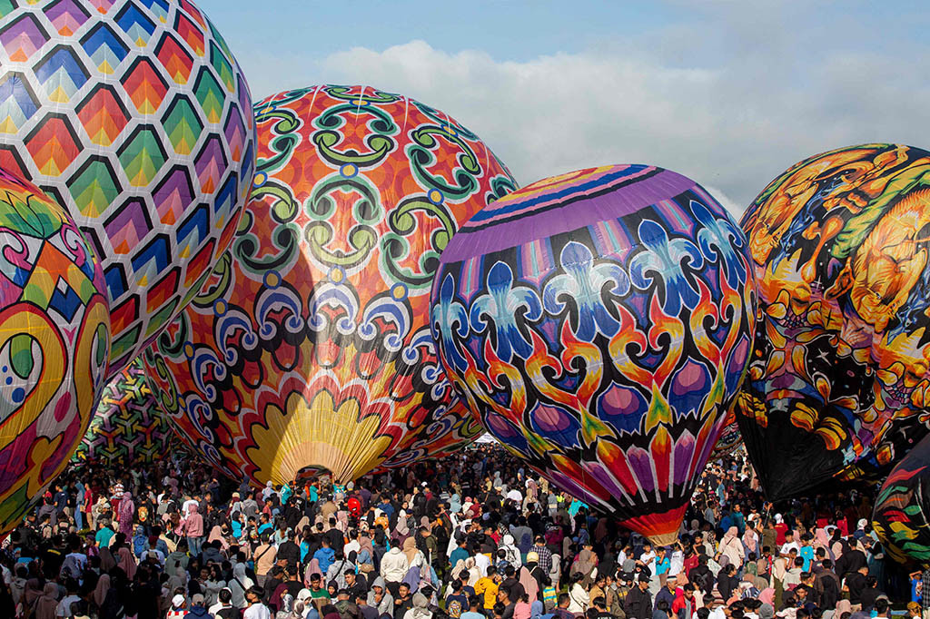 Balloon Culture Festival berlangsung pada tanggal 11 hingga 14 April 2024. 