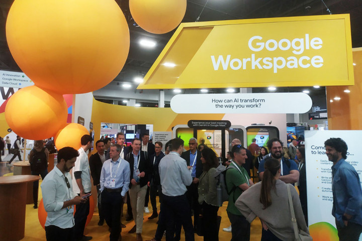 Booth Google Workspace di 'Google Cloud Showcase