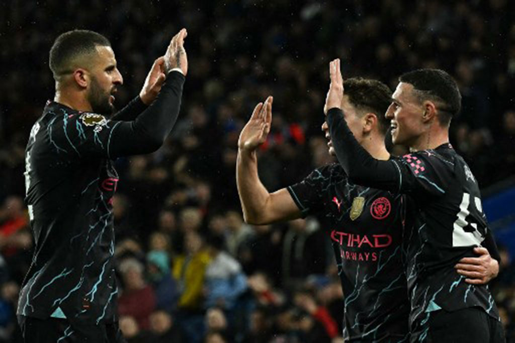 Foden mencetak gol keduanya dalam laga ini pada menit ke-34 setelah tekanan para pemain City di area pertahanan Brighton berujung gol ketiga The Citizen. Bola operan Valentin Barco dipotong Bernardo Silva, yang kemudian dituntaskan Foden dengan tembakan ke pojok bawah gawang, untuk mengubah kedudukan 3-0.