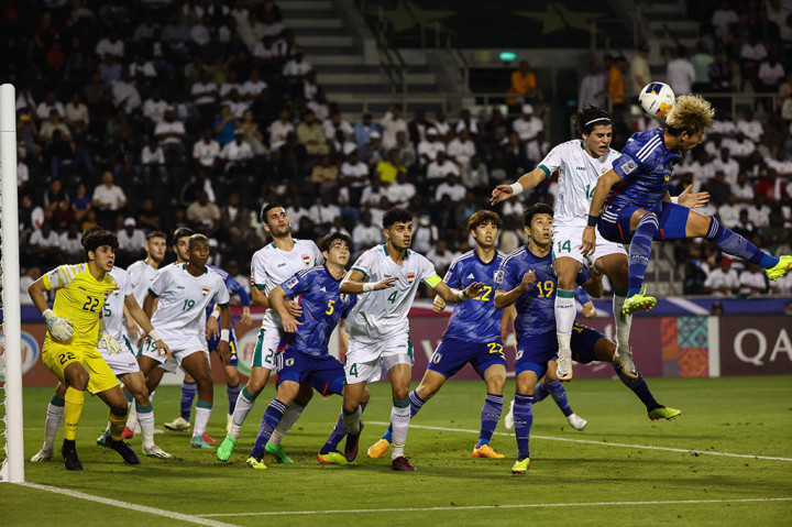 Timnas Jepang lolos ke final Piala Asia U-23 2024 setelah menang 2-0 atas Irak pada laga semifinal yang digelar di Stadion Jassim bin Hamad, Doha, Selasa, 30 April 2024 dini hari WIB.