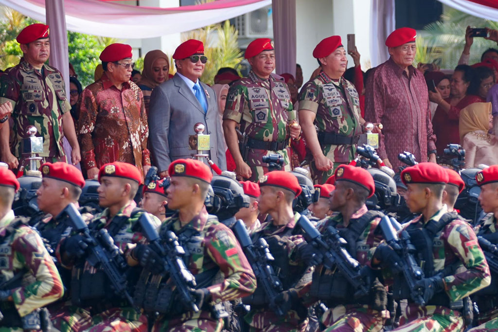 Di akhir amanatnya, Jenderal Agus Subianto mengingatkan tetap jaga profesionalitas Kopassus sebagai satuan khusus yang memiliki kemampuan kelas dunia dan disegani oleh negara-negara sahabat.