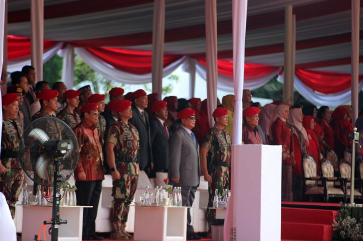 Hadir dalam Upacara HUT ke-72 Kopassus di antaranya Presiden RI Terpilih Periode 2024-2029, Jenderal (Purn) Prabowo Subianto, Menko Maritim dan Investasi Luhut Binsar Panjaitan, Menteri Kesehatan Budi Gunadi Sadikin, Kapolri Jenderal Listyo Sigit Prabowo, Kepala Staf Angkatan Darat Jenderal Maruli Simanjuntak, dan para Danjen Kopassus dari masa ke masa, serta para sesepuh Baret Merah. 