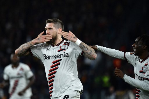 Leverkusen menggandakan keunggulan pada menit ke-73 melalui sepakan jarak jauh Robert Andrich yang membuat Svilar tidak berkutik. Bola menjebol pojok kiri atas gawang dan skor berubah 2-0.