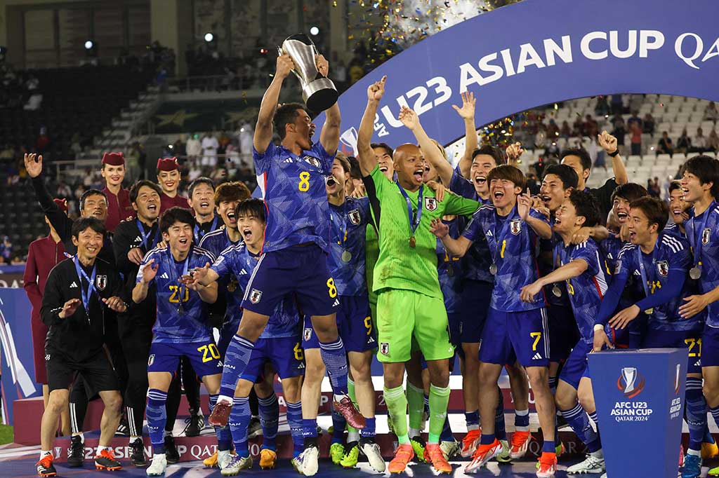Jepang mengalahkan Uzbekistan dengan skor tipis 1-0 lewat gol Fuki Yamada pada waktu tambahan babak kedua.