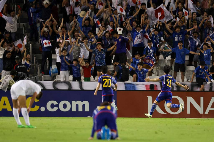 Pada menit 90+1 Jepang mampu membobol gawang Uzbekistan setelah umpan Ryotaro Araki dapat dikonversikan menjadi gol oleh Fuki Yamada sehingga skor berubah menjadi 1-0.