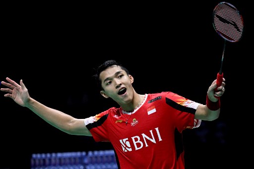 Jonatan menang atas Wang Tzu Wei melalui dua gim langsung dengan skor 21-11, 21-16, dalam tempo 44 menit, pada laga semifinal yang digelar di Chengdu Hi Tech Zone Sports Center Gymnasium, Chengdu, Tiongkok.