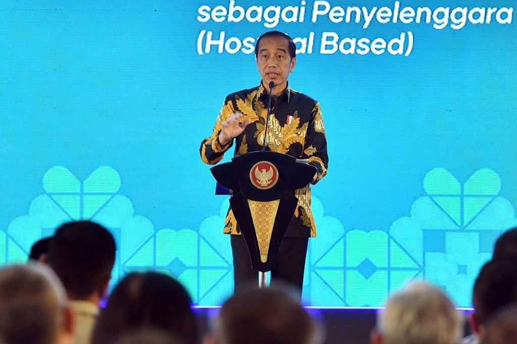 Dalam peresmian Program Pendidikan Dokter Spesialis Berbasis Rumah Sakit Pendidikan Penyelenggara Utama (RSP-PU) di RSAB Harapan Kita, Jakarta, Senin, 6 Mei 2024, Presiden Jokowi menyebut ketika bonus demografi terwujud maka Indonesia akan memiliki 68 persen penduduk usia produktif.