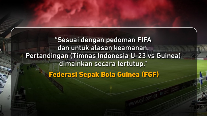 Jelang Laga Indonesia Vs Guinea