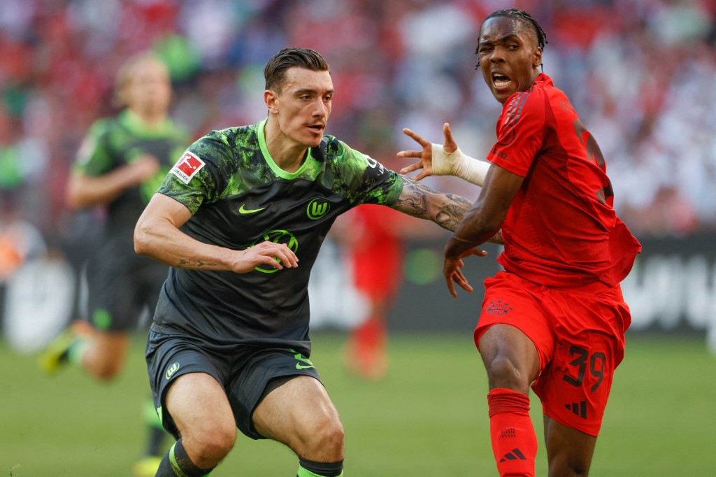 Bayern Muenchen memetik kemenangan 2-0 atas Wolfsburg 2-0 di pekan ke-33 Bundesliga 2023/24 di Allianz Arena pada Minggu, 12 Mei 2024 malam WIB. 