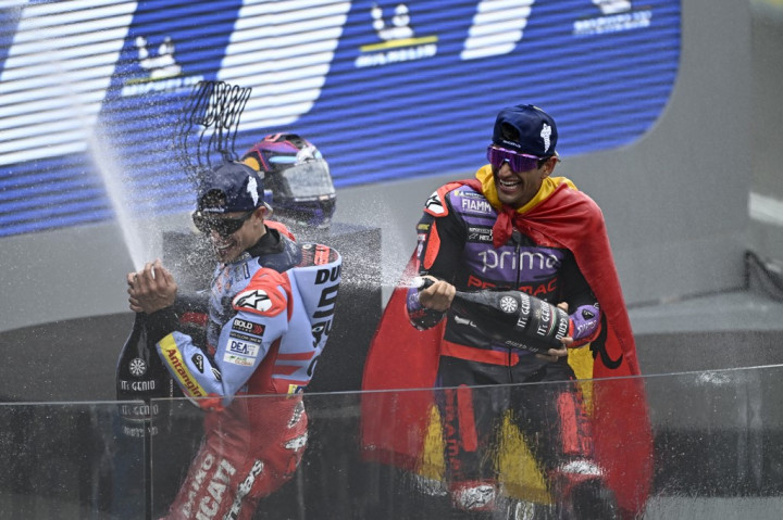 Marquez menempati posisi kedua untuk meraih podium MotoGP ke-103-nya sekaligus back to back P2 bersama Gresini Racing setelah MotoGP Spanyol di Sirkuit Jerez dua pekan lalu.