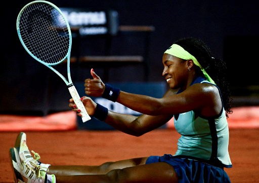 Petenis AS itu mengalahkan unggulan ketujuh dan finalis Australian Open Zheng Qinwen dua gim langsung 7-6(4), 6-1.