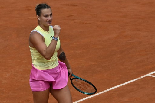 Unggulan kedua Sabalenka membutuhkan waktu satu jam 13 menit untuk mengalahkan Ostapenko dengan straight set 6-2, 6-4.