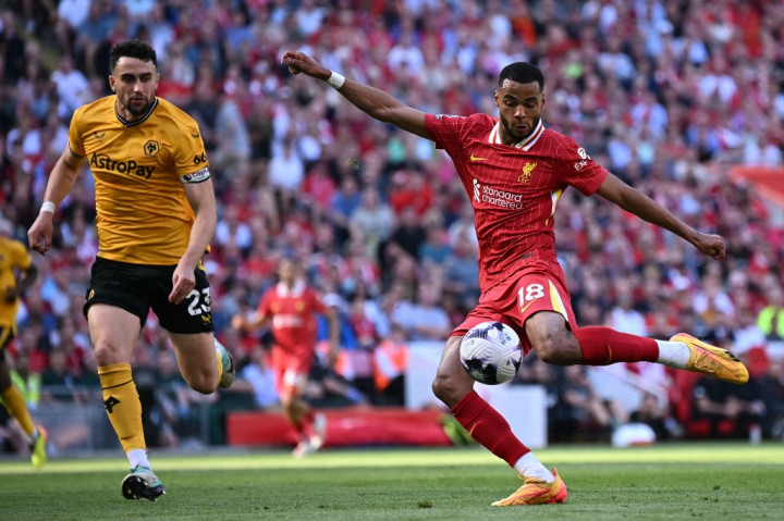 Liverpool mengakhiri musim Liga Premier Inggris 2023/24 dengan kemenangan 2-0 atas Wolverhampton Wanderers, yang menjadi laga perpisahan Jurgen Klopp sebagai pelatih The Reds sejak 2015.