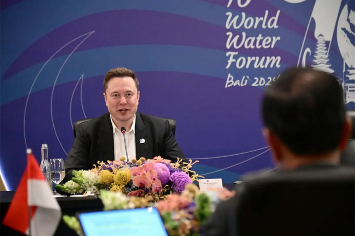 Elon Musk, dalam tanggapannya menyatakan kehormatannya bisa berpartisipasi dalam forum tersebut dan merasa senang bisa berada di Bali.