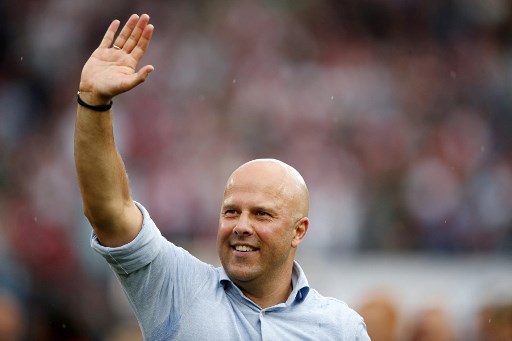 Pelatih Feyenoord Arne Slot memimpin pertandingan terakhirnya bersama klub Belanda itu sebelum pindah ke Liverpool untuk menggantikan Jurgen Klopp.
