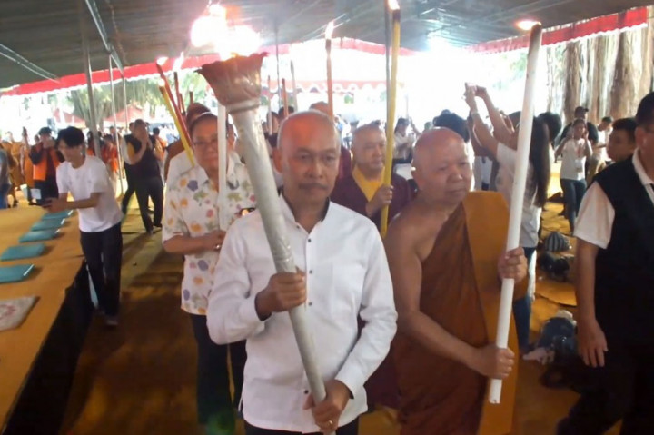 Api dharma ini nantinya akan digunakan sebagai sarana puja di altar utama Candi Borobudur untuk memperingati Perayaan Waisak Wasional 2568 Budhis era tahun 2024.