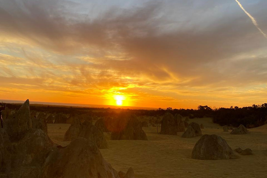 Medcom diajak Tourism Western Australia (TWA) untuk melihat secara langsung pemandangan sunset terbaik di Australia Barat tersebut. Sekaligus, menikmati hamparan bintang di langit. 