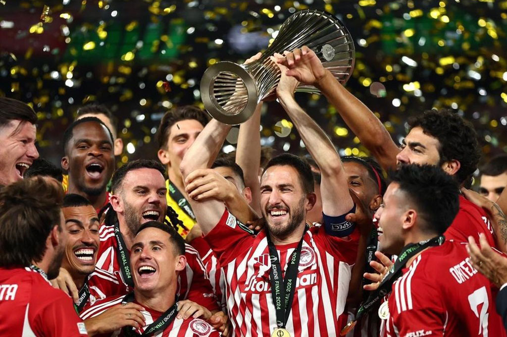 Ini menjadi gelar pertama kompetisi utama Eropa Olympiacos sepanjang sejarah, setelah sebelumnya hanya dapat menjuarai gelaran Piala Balkan pada 1963 silam.